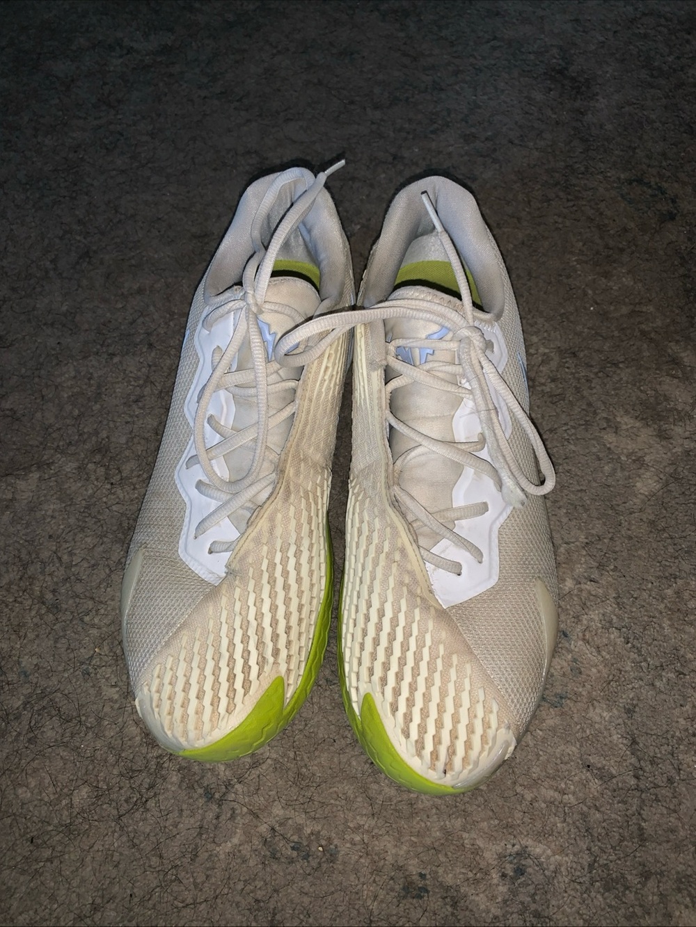 Nike Court Zoom Vapor Cage 4 Rafa White Volt Men 11.5 Used NO BOX